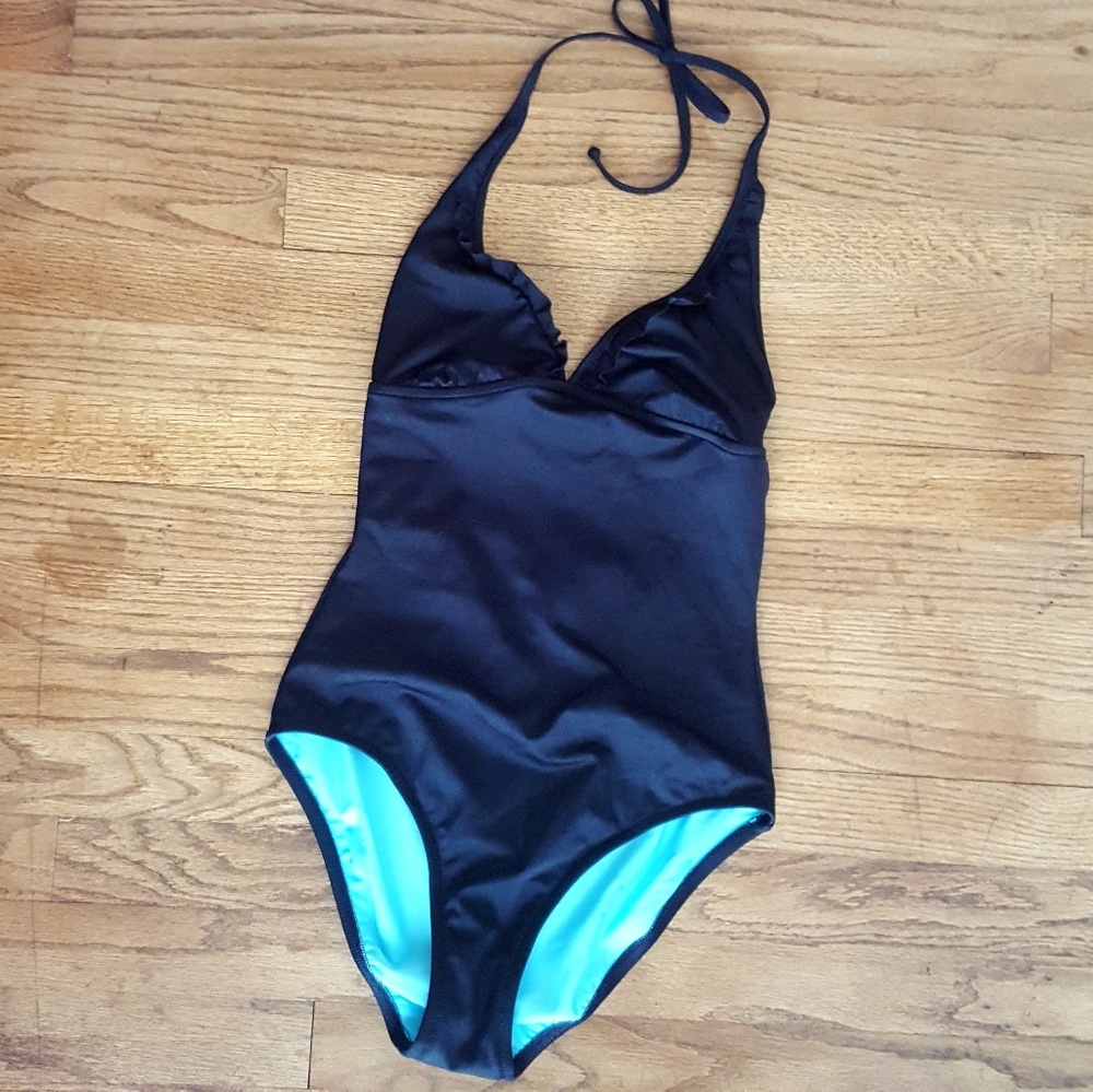 NWOT J.Crew Halter One Piece Swimsuit